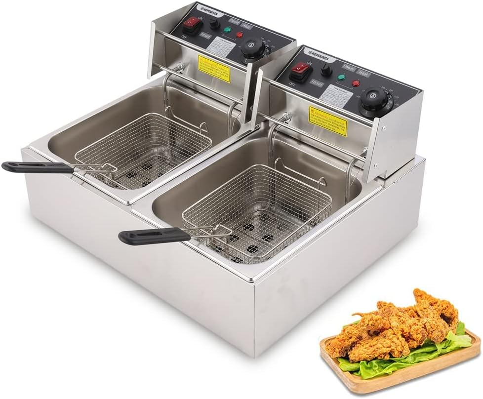 Electric Deep Fryer Double Basket