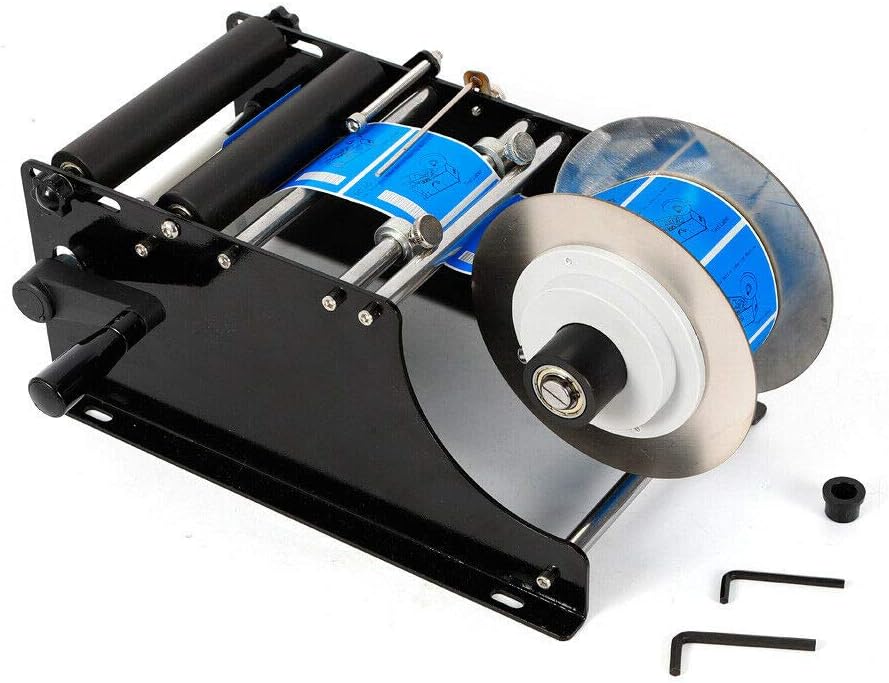 MT-30 Manual Round Bottle Sticker Labelling Machine
