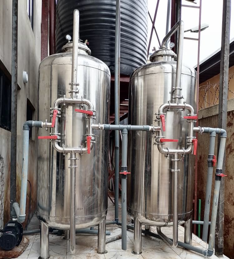 Water Treatment Filtration Tank 3000L/hr